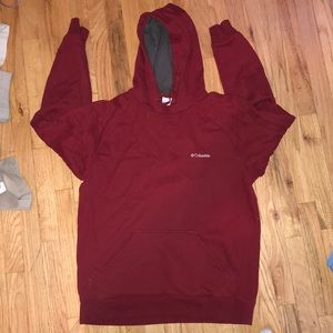 Red Columbia hoodie
